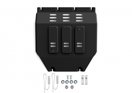 Защита картера и КПП (сталь) Автоброня для Nissan X-Trail (2022-2026) 111.04181.1