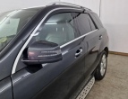 Дефлекторы боковых окон аэродинамические с хром молдингом Стрелка11 для Mercedes-Benz M-Class (2011-2015)