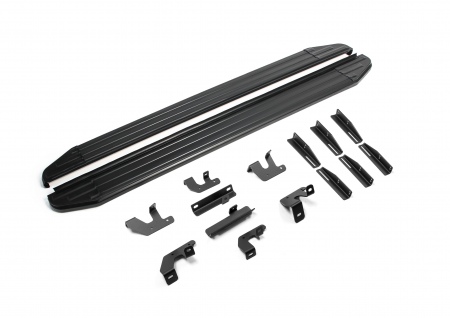 Пороги алюминиевые Premium-Black для Haval F7x (2025-2026) A180ALB.9411.1