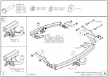 Фаркоп оцинкованный Galia для Hyundai Staria (2021-2026)