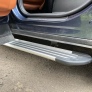 Пороги алюминиевые Slim Line Silver для GAC S9 (2026-)