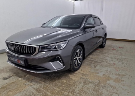Дефлекторы боковых окон аэродинамические из 6-ти частей Стрелка11 для Geely Emgrand (2023-2026) 2D514-6.S11
