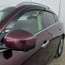 Дефлекторы боковых окон аэродинамические из 6-ти частей Стрелка11 для Infiniti QX50 (2014-2018) 