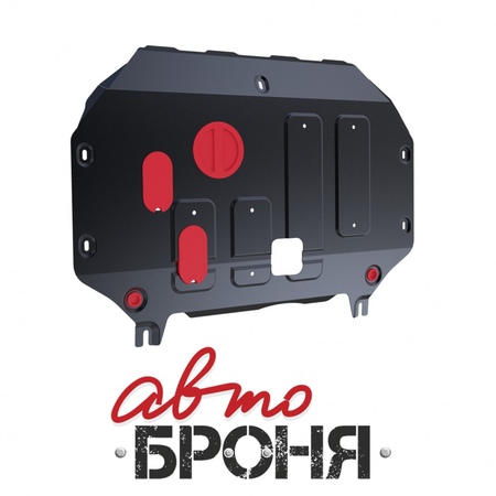 Защита картера и КПП (сталь) Автоброня для Kia Soul (2014-2019) 111.02827.1