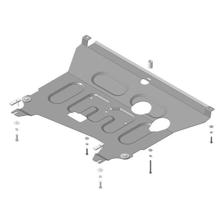 Защита картера и КПП (сталь) Автостандарт Kia Rio (2017-2024) 50912