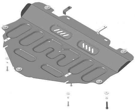 Защита картера и КПП усиленная (сталь) Motodor для Mazda CX-5 (2011-2024) 71103