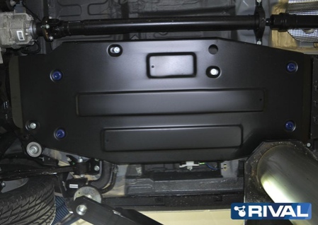 Защита топливного бака (сталь) Rival Geely Atlas (2018-2021) 111.1915.1