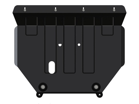 Защита картера и КПП (сталь) Шериф для Faw Besturn X40 (2019-2023) 28.4311
