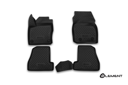 Коврики в салон полимерные 3D Ford Focus (2015-2019) ELEMENT3D1671210k