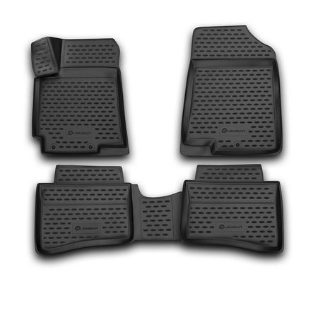 Коврики в салон полимерные 3D Hyundai Solaris (2014-2016) 3214-EXP-3D.20.59.210