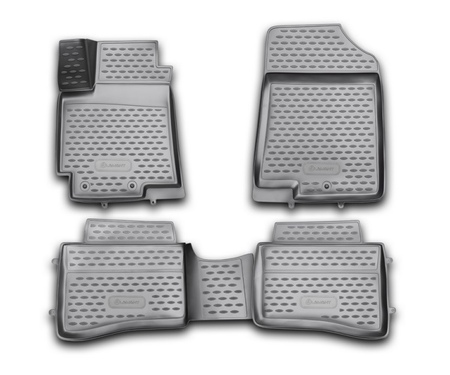 Коврики в салон полимерные 3D Kia Rio универсал (2011-2017) NLC.3D.25.38.210h