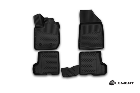 Коврики в салон полимерные 3D Lada X-Ray (2015-2025) ELEMENT3D5237210k