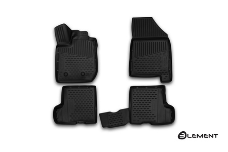 Коврики в салон полимерные 3D Lada X-Ray (2015-2025) ELEMENT3D5238210k