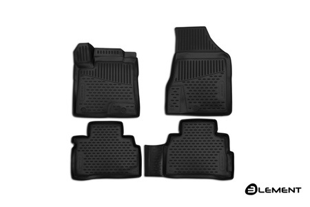 Коврики в салон полимерные 3D Nissan Murano (2016-2023) ELEMENT3D3661210k