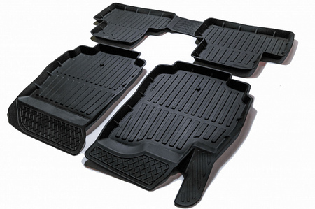 Коврики в салон резиновые SRTK PREMIUM для Chevrolet Orlando (2011-2019) PR.CH.ORL.11G.02063