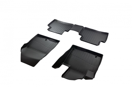 Коврики в салон резиновые SRTK LUX для Kia Sorento (2020-2025) 3D.KI.SOR.20G.02X88