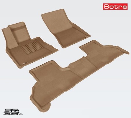 3D Коврики в салон бежевые Sotra LUX BMW X5 (2013-2018) ST 74-00531