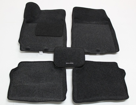 3D коврики в салон Boratex Hyundai Solaris (2011-2017) BRTX-1029