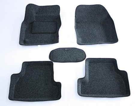 3D коврики в салон Boratex Ford Focus 3 (2011-2019) BRTX-1024