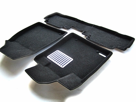 3D Коврики в салон черные Euromat3D LUX для Lexus RX (2003-2008) EM3D-003208