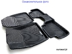 3D Коврики в салон черные Euromat3D EVA для Toyota LC200 (2012-2021)