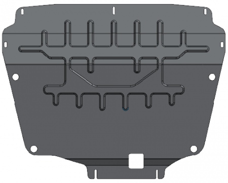 Защита картера и КПП (алюминий) АвтоЩит для Chery Tiggo 7 Pro Max (2023-2025) RSA 1724