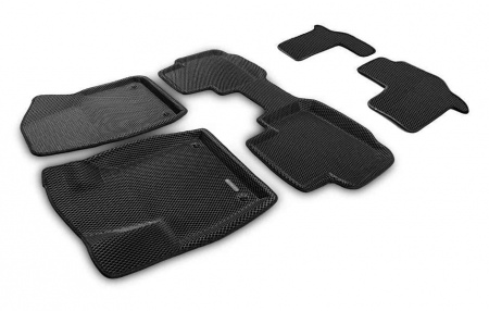 3D Коврики в салон Euromat3D EVA для Volkswagen Teramont (2018-2025) EM3DEVA-005410