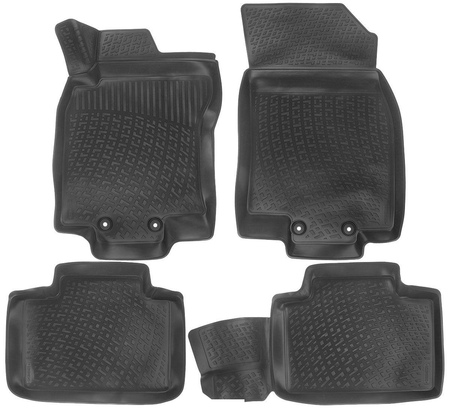 Коврики в салон полимерные 3D LLocker Nissan X-Trail (2015-2023) 0205040301