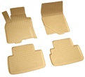 Коврики в салон полимерные Norplast Infiniti QX70 (бежевые) (2013-2019)