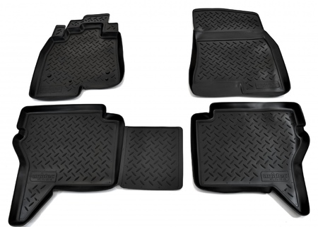 Коврики в салон полимерные Norplast Mitsubishi Pajero (2006-2025) NPL-Po-59-48