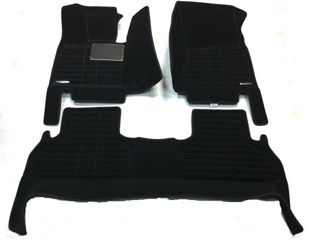 3D Коврики в салон Pradar черные с высоким бортом BMW X5 (2013-2018) SI 19-00256