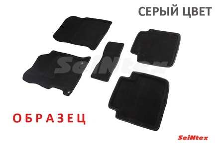 3D Коврики в салон Seintex серые Honda Accord IX (2012-2019) 88545
