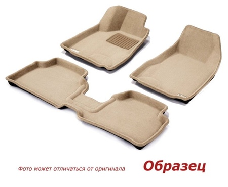 3D Коврики в салон Seintex бежевые Hyundai Accent (2000-2002) 84709