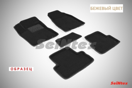 3D Коврики в салон Seintex бежевые Nissan X-Trail (2007-2015) 84137