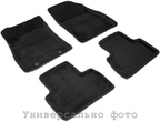 3D коврики в салон Seintex серые для Lada Granta (2011-2024)