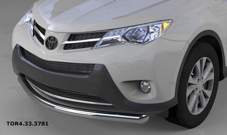 Защита переднего бампера - труба одинарная Toyota RAV 4 (2013-2015) TOR4.33.3781