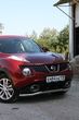 Защита переднего бампера d60 одинарная  Nissan Juke (2010-2014)