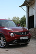 Защита переднего бампера d42 одинарная  Nissan Juke (2010-2014)