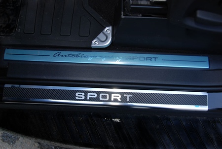Накладки на пороги karbon Range Rover Sport (2005-2013) 29-1807