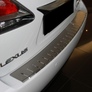 Накладка на задний бампер профилированная с загибом Lexus RX (2010-2019)