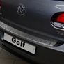 Накладка на задний бампер профилированная с загибом Volkswagen Golf 5D (2008-2012)