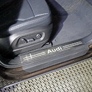 Накладки на пластиковые пороги (лист шлифованный с надписью Audi) Audi Q5 (2008-2016)