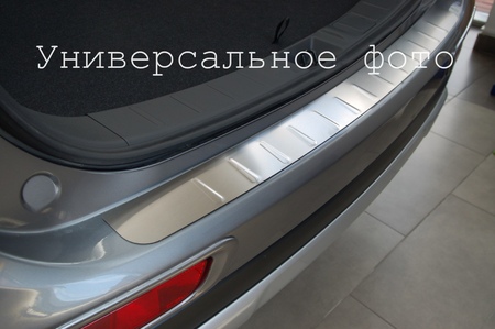 Накладка на задний бампер прямая матовая (Original) Suzuki Vitara (2015-2025) 39-4036