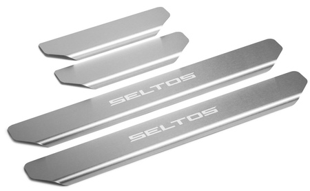 Накладки на пороги Rival для Kia Seltos (2020-2024) NP.2816.1