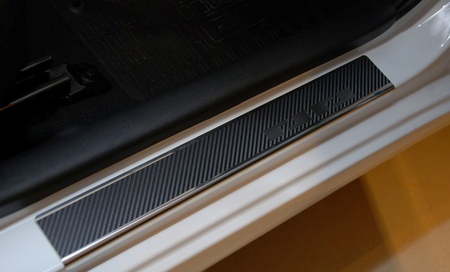 Накладки на пороги karbon Mitsubishi Eclipse Cross (2018-2025) 29-0631