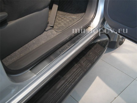 Накладки на пороги Toyota Land Cruiser Prado 120 (2002-2009) 08-0731