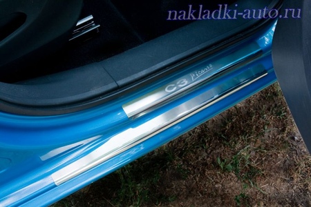 Накладки на пороги Citroen C3 Picasso (2009-2021) 08-1179