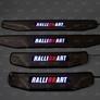 Накладки на пороги с подсветкой для Mitsubishi Lancer X Ralli Art (2007-2019)