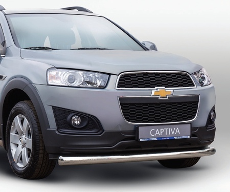 Защита переднего бампера труба d76 Chevrolet Captiva (2013-2019) CCAP.48.5052