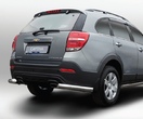 Защита заднего бампера уголки d76 Chevrolet Captiva (2013-2019)